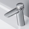 Нажимной смеситель для умывальника AM.PM Inspire V2.0 TouchReel см-ль, излив 125 мм Хром / F50A02500