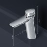 Нажимной смеситель для умывальника AM.PM Inspire V2.0 TouchReel см-ль, излив 125 мм Хром / F50A02500
