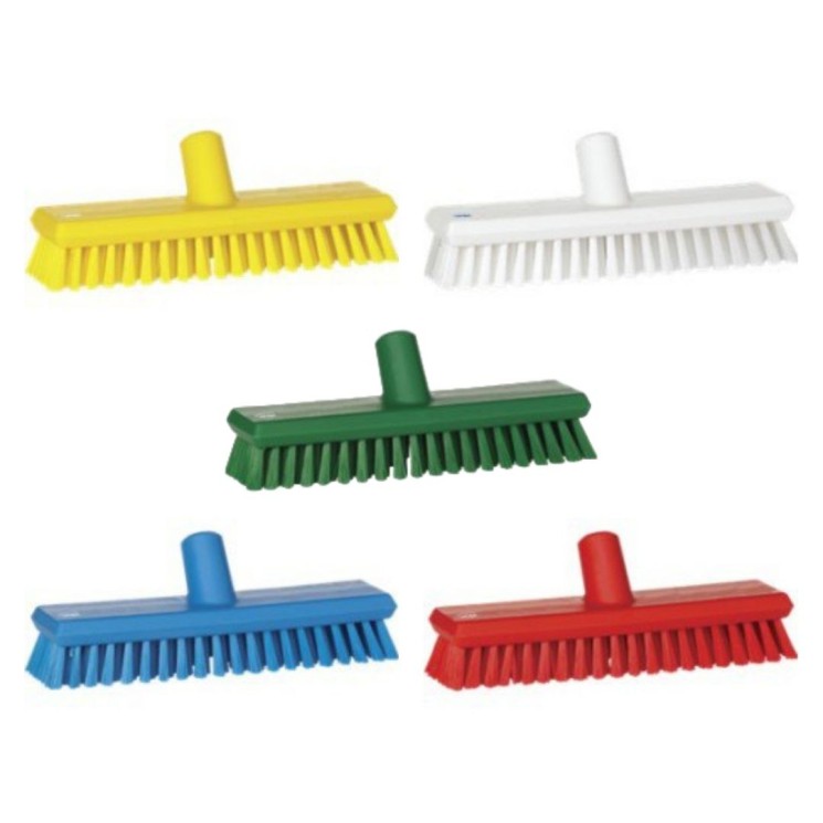 Щетка Vikan для пола, скребковая, с подачей воды, 270 мм, средний ворс пластик