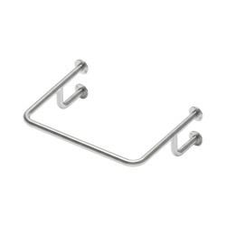 Поручень П-образный для раковины MERIDA металл, 800 мм, d32 мм, металл Хром / ПДИ050