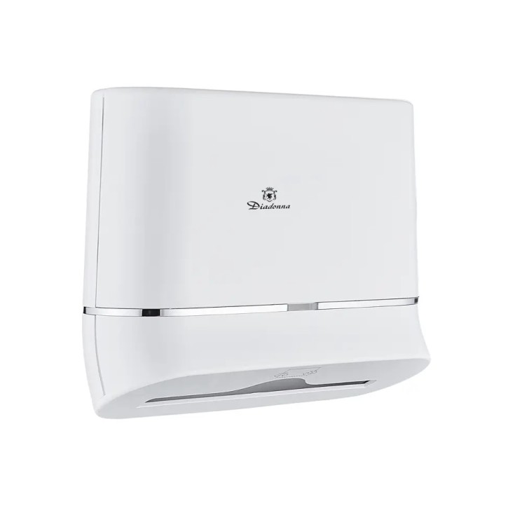 Диспенсер для бумажных полотенец Diadonna Z-сложения пластик белый / D7412-1