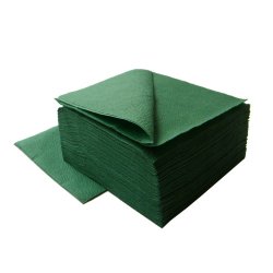 Салфетки столовые Lime 610600 33x33 / 1 слой / темно-зеленый (пач)