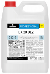 Моющий концентрат Pro-Brite 242-5 BX 20 DEZ / с содержанием хлора для отбеливания плитки / 5 л