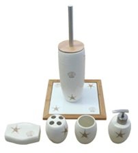 Набор керамических аксессуаров для ванной 6 предметов Wekam В30012