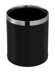 Ведро для мусора WeltWasser AXEN BL 6L Черный матовый / 10000003987