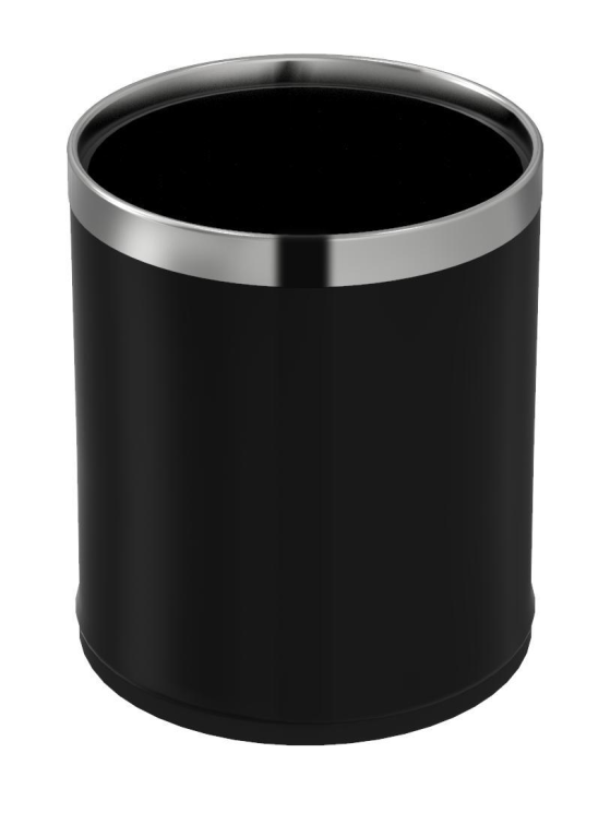 Ведро для мусора WeltWasser AXEN BL 6L Черный матовый / 10000003987