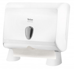 Диспенсер для полотенец Veiro Professional PRIMA-mini / настольный / белый / 250x138x245 мм