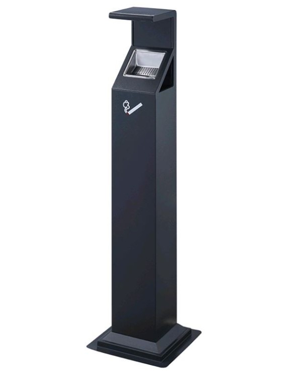 Пепельница уличная металл WisePro Черная / 82-1