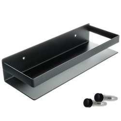 Полка прямоугольная одноэтажная Fixsen Hotel Черный / FX-31003G