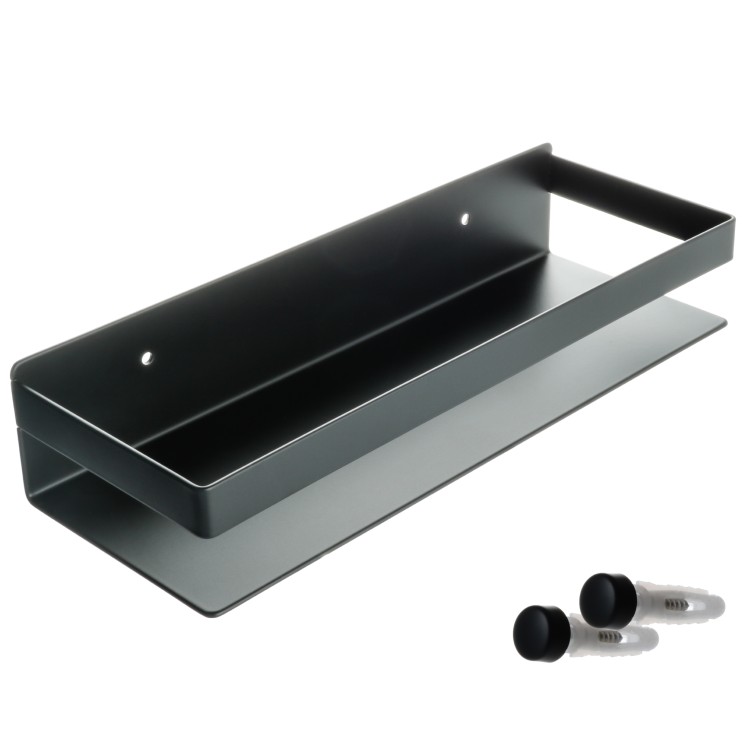 Полка прямоугольная одноэтажная Fixsen Hotel Черный / FX-31003G