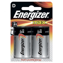 0038 Элемент питания Energizer MAX LR20 BP2 / D (шт)