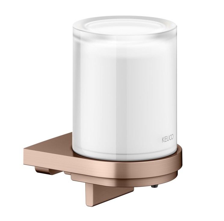 Дозатор жидкого мыла Keuco MOLL механический настенный 180 мл металл Розовое золото / 12752299000