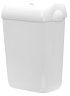 Veiro Professional Корзина для мусора с крышкой 43 л, белая (A7414SK2NS) / MaxBIN 