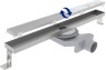 Трап душевой Plumberia Selection PSL Linear 50 см решетка с сифоном металл матовая сталь / PSL50MT