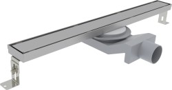 Трап душевой Plumberia Selection PSL Linear 50 см решетка с сифоном металл матовая сталь / PSL50MT