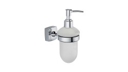 Дозатор жидкого мыла Fixsen Kvadro Хром / FX-61312