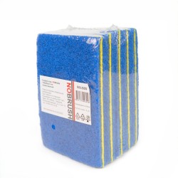 Сэндвич-пад HACCPER NoBrush 130х85х15 мм, 5 шт/уп, Cине-желтый / 861585