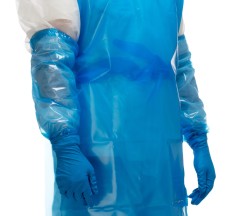 Нарукавники HACCPER Evatex 530×280 мм, 100 мкм (40 шт.) Синий / 330350