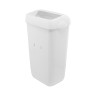 Урна MERIDA HARMONY 23 л пластик белая / KHB101.R
