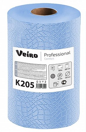 Полотенца бумажные в рулонах Veiro Professional Comfort K205 рул.