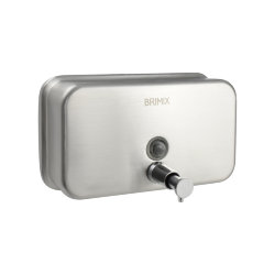 BRIMIX 651-11 Дозатор для жидкого мыла из нержавеющей стали / 1200 мл Матовый