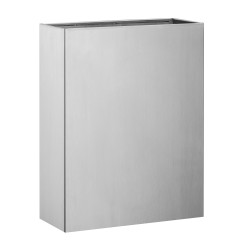 Корзина для мусора MERIDA STELLA R 23 л металл матовая сталь / KSM109.R