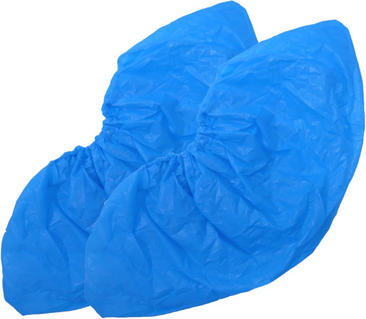 Бахилы ПНД 12 микрон (1000пар/кор) коробка с клапаном ЛАЙТ / 12-1000С