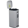 Мусорное ведро с педалью 30 л EKO STELLA Серый матовый / EK9384 P-30L-MG