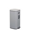 Мусорное ведро с педалью 30 л EKO STELLA Серый матовый / EK9384 P-30L-MG