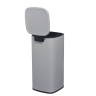Мусорное ведро с педалью 30 л EKO STELLA Серый матовый / EK9384 P-30L-MG