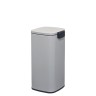 Мусорное ведро с педалью 30 л EKO STELLA Серый матовый / EK9384 P-30L-MG