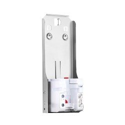 Дозатор для жидкого мыла встраиваемый за зеркало MERIDA STELLA R КЛИК сенсорный, картриджный металл Матовая сталь / DWM108.C