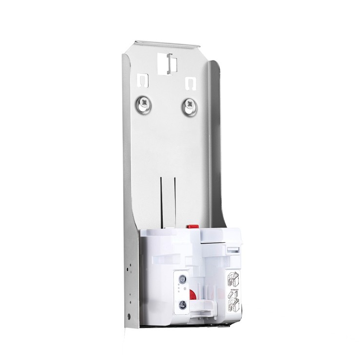 Дозатор для жидкого мыла встраиваемый за зеркало MERIDA STELLA R КЛИК сенсорный, картриджный металл Матовая сталь / DWM108.C