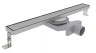 Трап душевой Plumberia Selection PSL Linear 60 см решетка с сифоном металл матовая сталь / PSL60MT