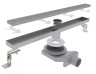 Трап душевой Plumberia Selection PSL Linear 60 см решетка с сифоном металл матовая сталь / PSL60MT
