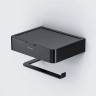 Держатель туалетной бумаги настенный AM.PM Inspire 2.0 с полочкой Черный / A50A341522