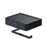 Держатель туалетной бумаги настенный AM.PM Inspire 2.0 с полочкой Черный / A50A341522
