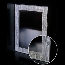 Klimi 46810 Зеркало с перфорированным серебряным узором