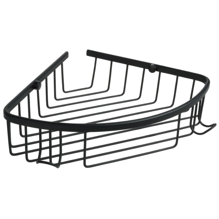 Полка угловая одноэтажная Fixsen Hotel Черный / FX-31051-1A