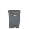 Мусорное ведро с педалью EKO HANA STACK 70 л пластик Серый / EK6388-70L-GR