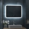 Зеркало 800х600 мм сенсорное САНАКС с ореольной LED подсветкой Белый / 45239