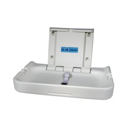 Детский пеленальный столик Merida настенный складной пластик белый / BC2