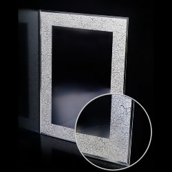 Klimi 46811 Зеркало с перфорированным серебряным узором