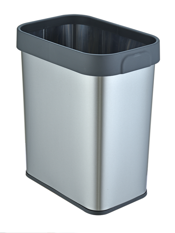 Ведро для мусора WeltWasser SOLID MT 12L Матовая сталь / 10000013404