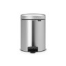 Brabantia 112102 Мусорный бак с педалью newIcon 5л