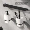 Стеклянный стакан с настенным держателем AM.PM Inspire V2.0 Черный / A50A34322