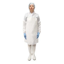 Фартук HACCPER Uretex HARDSHORT (упаковка 20 шт.) 710×890 мм, 300 мкм, Белый / 550305