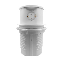 Блок розеток Mebax врезной белый 3 EURO 1 USB Type-A + 1 USB Type-С / LK-PRF