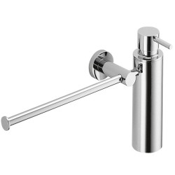 Полотенцедержатель с дозатором 0.15 л COLOMBO DESIGN PLUS настенный металл хром / W4975