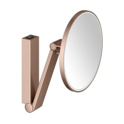 Зеркало косметическое с подсветкой Keuco iLook_move Розовое золото / 17612299004